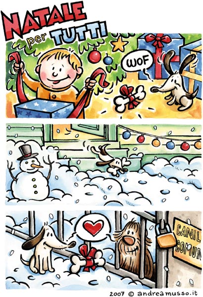 Calendario 2009, vignetta di Natale!